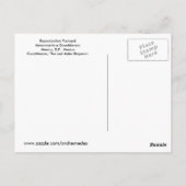 ヴィンテージ最後の天アステカ皇 ポストカード (裏面)