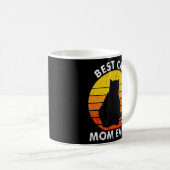 ヴィンテージ最高のの母なる女性の母なる猫 コーヒーマグカップ (正面右)