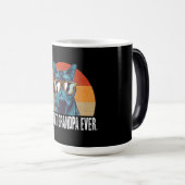 ヴィンテージ最高のキャットグランドパエバーエイティーズスタイルキャット モーフィングマグカップ (正面右)