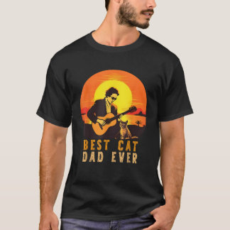 ヴィンテージ最高のキャットパパエバおもしろいットパパ Tシャツ