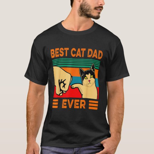 ヴィンテージ最高のキャットパパ史上初のバンプ Tシャツ (正面)