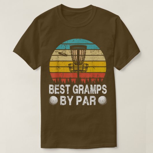 ヴィンテージ最高のグランプスPar Disk Golf Golf Fatherによる Tシャツ (デザイン正面)