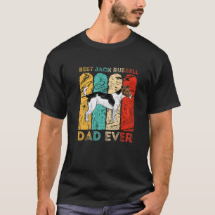 ヴィンテージ最高のジャック・ラッセルパパEver Father Day For D Tシャツ