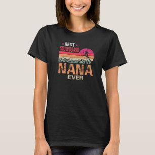 ヴィンテージ最高のスノーボードナナーンファーザーズデイ Tシャツ