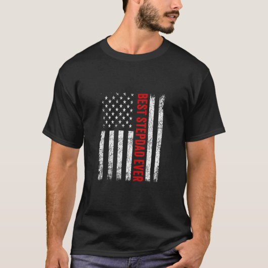 ヴィンテージ最高のスプダード常アメリカ父の国旗D Tシャツ (正面)