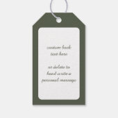 ヴィンテージ最高のス・クリスマス ギフトタグ (裏面)