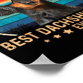 ヴィンテージ最高のダッシュントパパリーバーファーザーズデイメンズ ポスター (角)