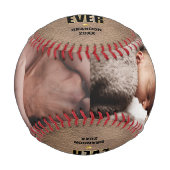 ヴィンテージ最高のダディ・エバーフォト・ベースボール 野球ボール (正面)