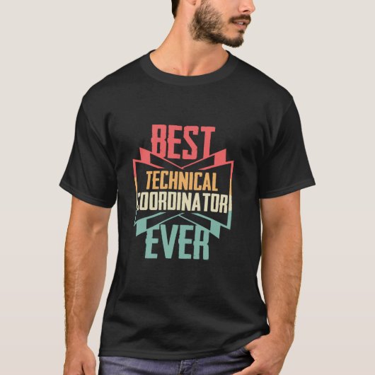 ヴィンテージ最高のテクニカルコーディネーター Tシャツ (正面)