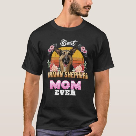 ヴィンテージ最高のドイツの羊飼い母なる日 Tシャツ (正面)