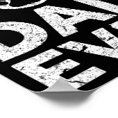 ヴィンテージ最高のドッグパパファーズデー ポスター (角)