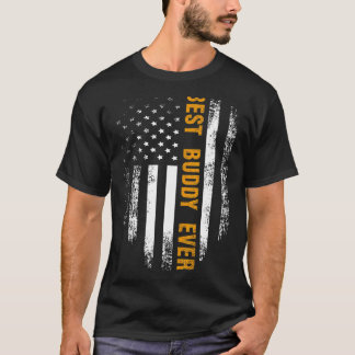 ヴィンテージ最高のバディ米国国旗父の Tシャツ