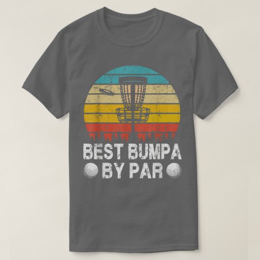 ヴィンテージ最高のバンパPar Disk Golf Figer Faters Tシャツ (デザイン正面)