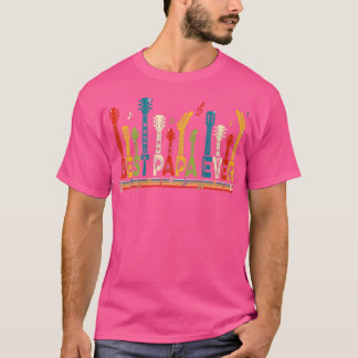 ヴィンテージ最高のパパエバーダディギターファーズデイリー Tシャツ