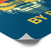 ヴィンテージ最高のパパバイパーディスクゴルフメンファーザーデー ポスター (角)