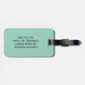 ヴィンテージ最高のパパ名 ラゲッジタグ (裏面横)