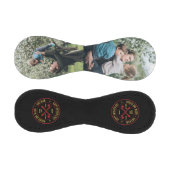 ヴィンテージ最高のパパEverパーソナライズされた Photo Axロゴ 野球ボール (パネル)