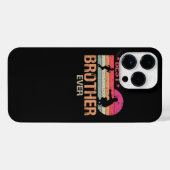 ヴィンテージ最高のブラザーおもしろい・エバー・父親の日 iPhoneケース (裏面横)