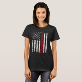 ヴィンテージ最高のブラザーエバーアメリカ国旗の父S D Tシャツ (正面フル)