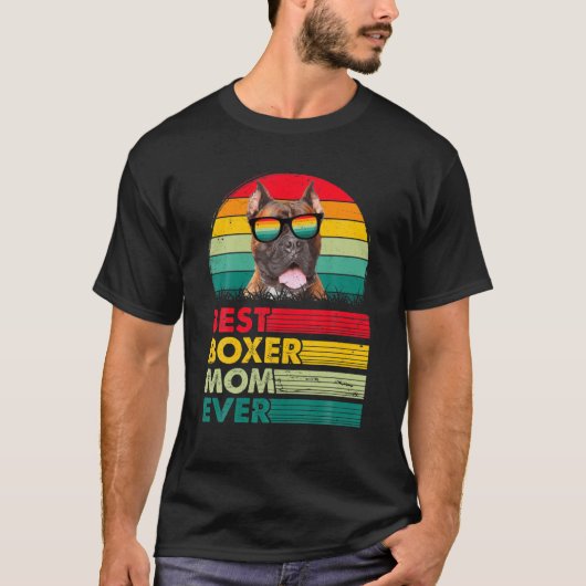 ヴィンテージ最高のボクサー母の日 Tシャツ (正面)