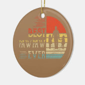 ヴィンテージ最高のポー前父の日に贈り物 セラミックオーナメント (左)