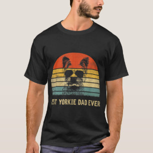 ヴィンテージ最高のヨークシャーテリアパパ永遠の父の日の贈り物 Tシャツ