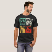 ヴィンテージ最高のレトロチキンマザーエバー農家ファム Tシャツ (正面フル)