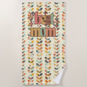 ヴィンテージ最高のレトロ ビーチタオル (正面)