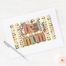 ヴィンテージ最高のレトロ 長方形シール