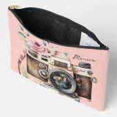 ヴィンテージ最高の友だち写真 アクセサリーポーチ (見開き)