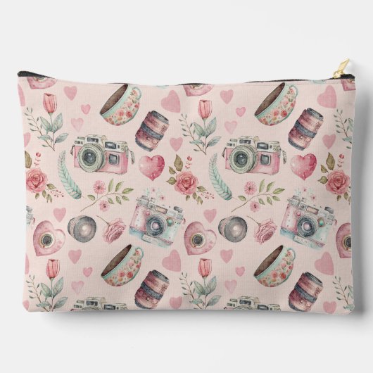 ヴィンテージ最高の友だち写真 アクセサリーポーチ (裏面)