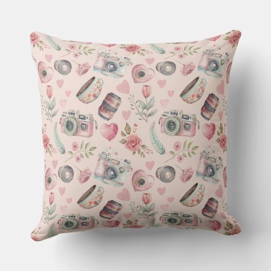 ヴィンテージ最高の友だち写真 クッション (裏面)