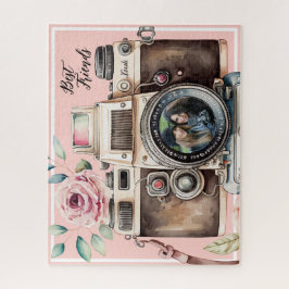 ヴィンテージ最高の友だち写真 ジグソーパズル