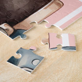 ヴィンテージ最高の友だち写真 ジグソーパズル (側面)