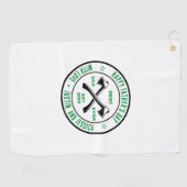 ヴィンテージ最高の名パーソナライズされたAxロゴ ゴルフタオル (横)