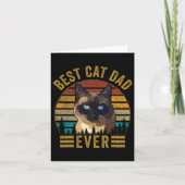 ヴィンテージ最高の猫パパエバーファーズデイシャメネコ カード (正面)