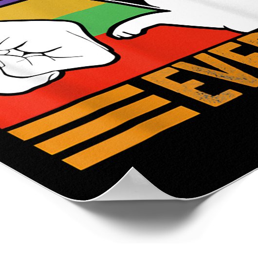 ヴィンテージ最高の猫パパメンズバンプフィットファーザー ポスター (角)