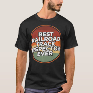 ヴィンテージ最高の線路検査官Ever 1 Tシャツ