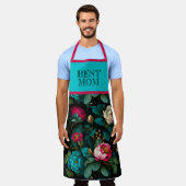 ヴィンテージ最高の花母エプロン エプロン (着用した状態)