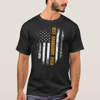 ヴィンテージ最高のUSAグランダディ・エバ・アメリカ国旗 Tシャツ