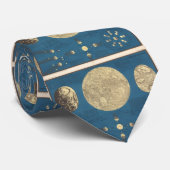 ヴィンテージ月の地図（1857年） ネクタイ (ロール)