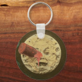 ヴィンテージ月の映画旅行静か|過去記事 キーホルダー (正面)