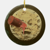 ヴィンテージ月の映画旅行静か|過去記事 セラミックオーナメント (裏面)