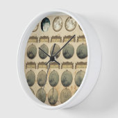 ヴィンテージ月周図 – 天月相 壁時計 (傾斜)