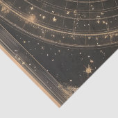 ヴィンテージ月天測図デザイン 薄葉紙 (詳細)