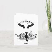 ヴィンテージ月相ネコ シーズンカード (裏面)