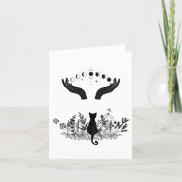 ヴィンテージ月相ネコ シーズンカード