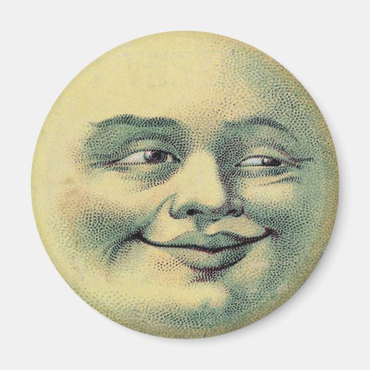 ヴィンテージ月 マグネット (正面)