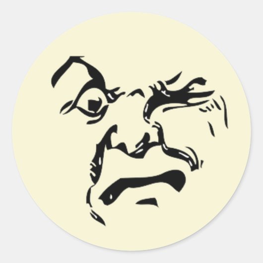 ヴィンテージ月 ラウンドシール (正面)