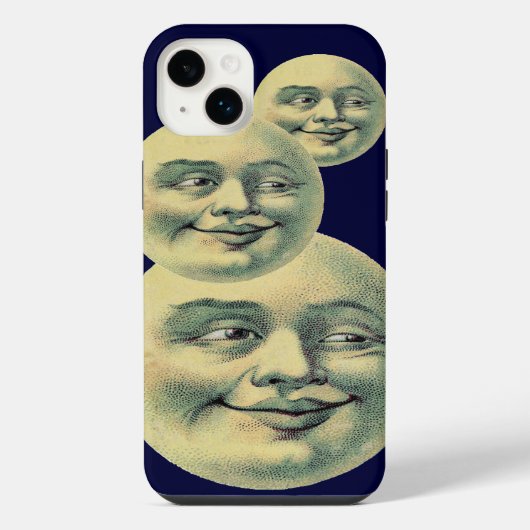 ヴィンテージ月 iPhoneケース (裏面)